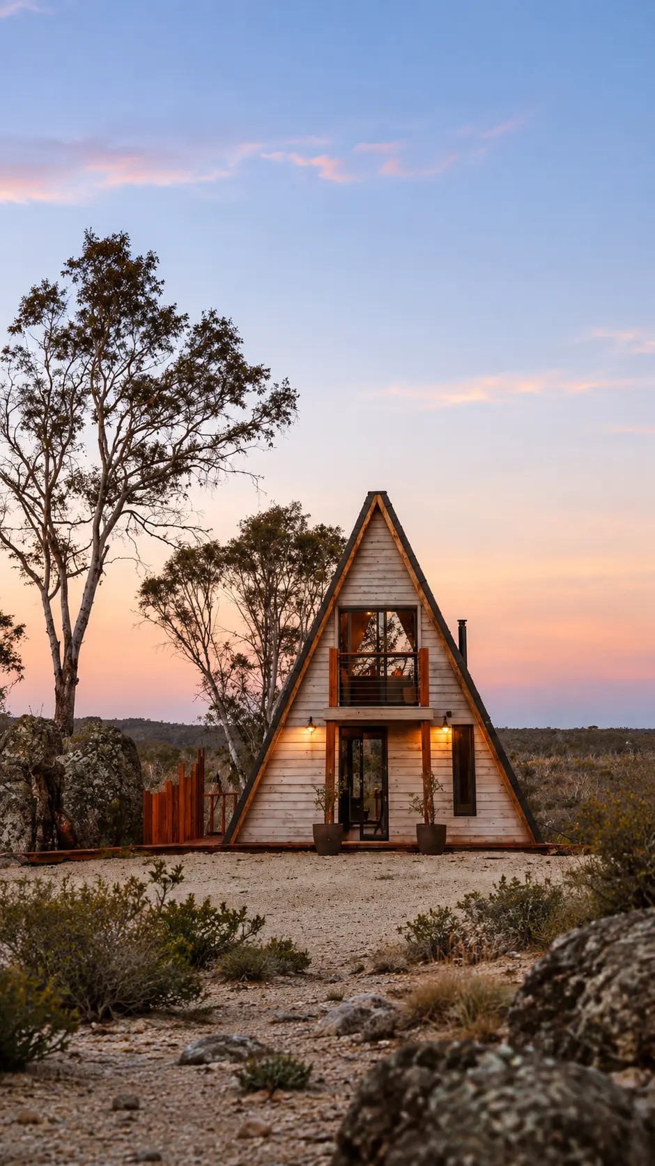 a frame house
