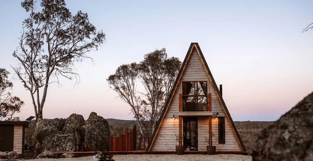 a frame house